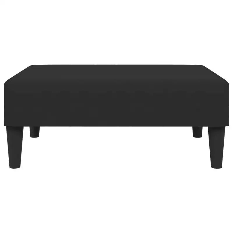 vidaXL Sofa Set Black Velvet (100% polyester), wood, plastic Large