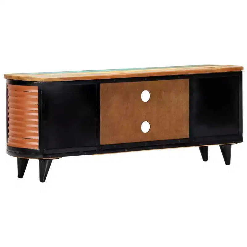 vidaXL TV Cabinet Multicolor with natural wood grain