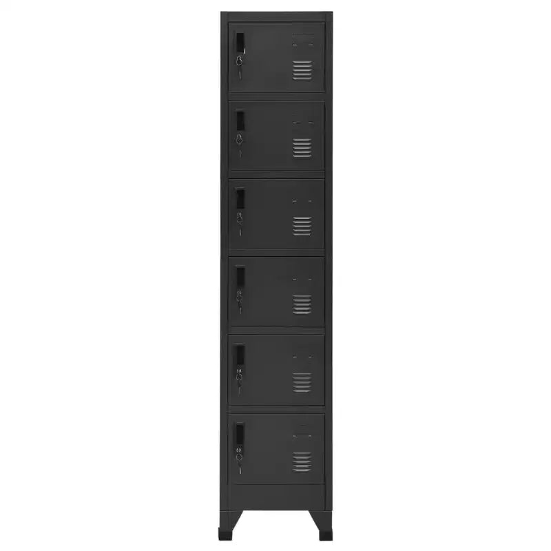 vidaXL Locker Cabinet Anthracite Steel Standard Locker Cabinet