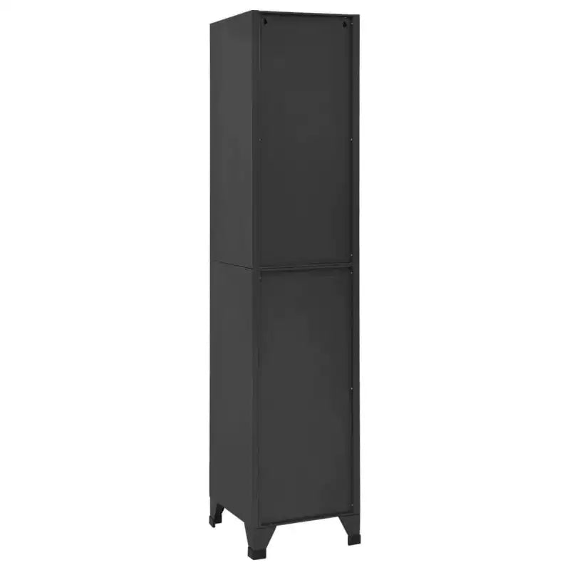 vidaXL Locker Cabinet Anthracite Steel Standard Locker Cabinet