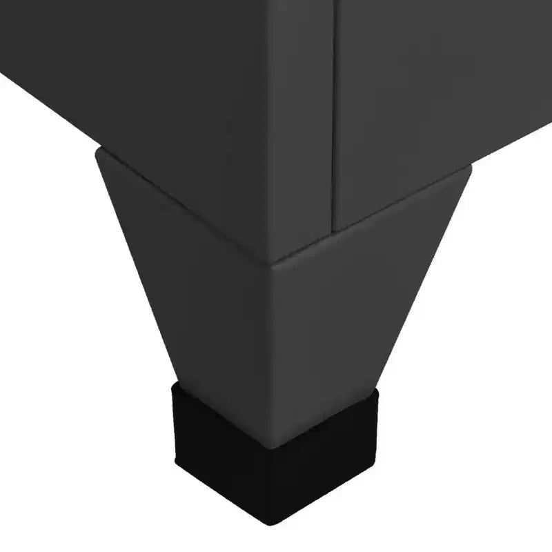 vidaXL Locker Cabinet Anthracite Steel Standard Locker Cabinet