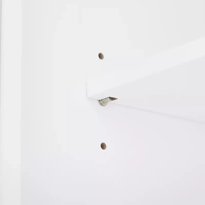 Meuble Haut de Salle de Bain Whisen avec 2 Portes et Étagères Réglables