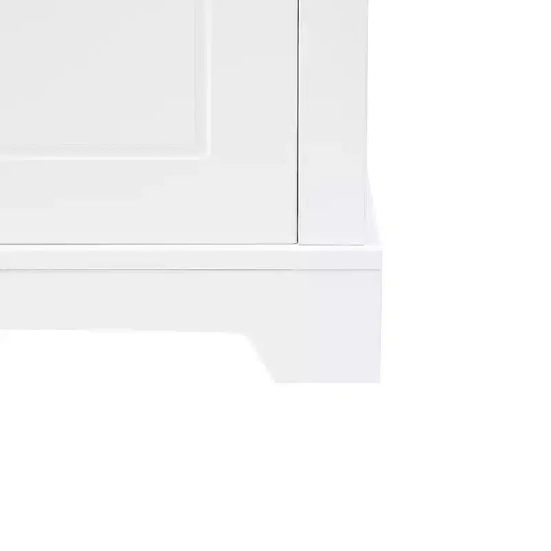 Meuble Haut de Salle de Bain Whisen avec 2 Portes et Étagères Réglables
