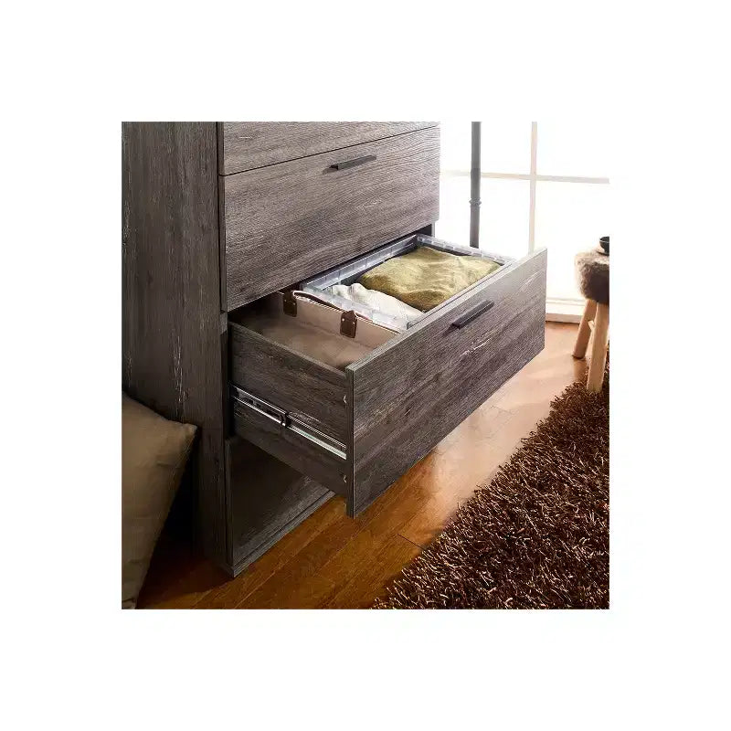 HomeStock Oliver Four-Drawer Jumbo Chest