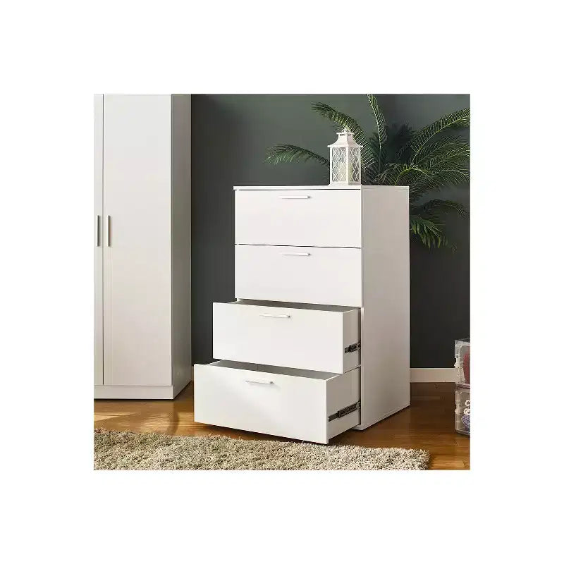 HomeStock Oliver Four-Drawer Jumbo Chest
