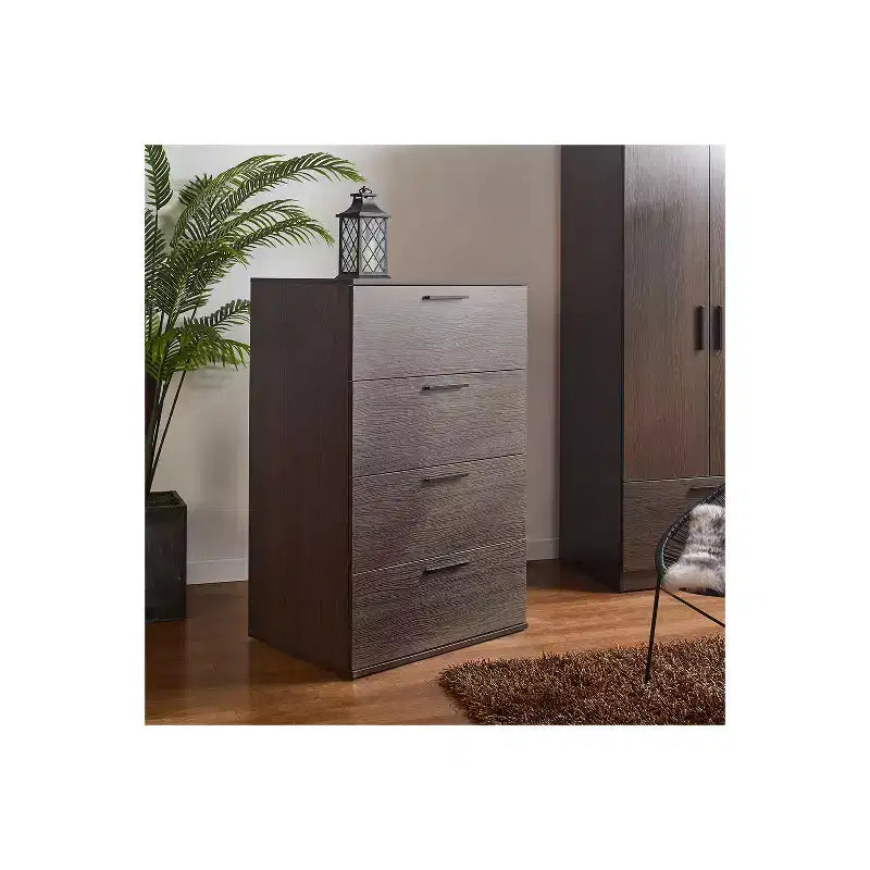 HomeStock Oliver Four-Drawer Jumbo Chest