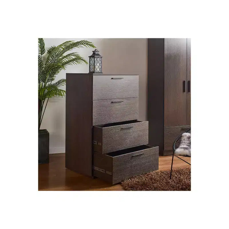 HomeStock Oliver Four-Drawer Jumbo Chest