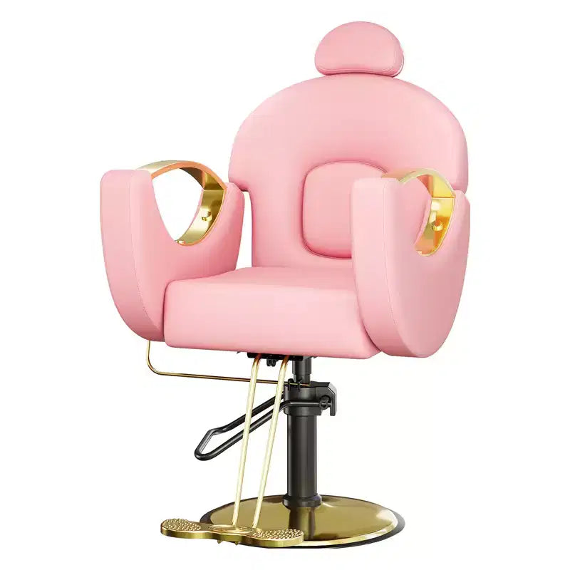 360Swivel Barber Chair Salon Chair, Height Adjustable Reclining Barber Chair, Spa Beauty Equipment, Heavy Duty Swivel Styling Chair