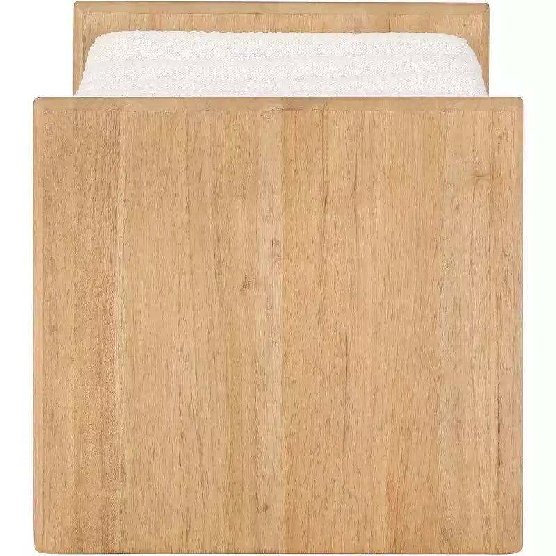 Meridian Furniture,Waverly Boucle Fabric Bench