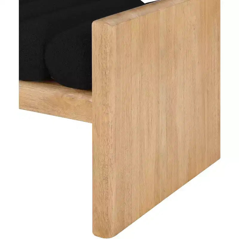 Meridian Furniture,Waverly Boucle Fabric Bench