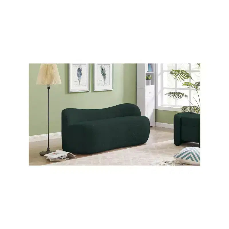 Meridian Furniture,Flair Boucle Fabric Bench