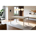 Okak Table à manger rectangulaire moderne Table de cuisine Table à manger pour 4 à 6 personnes pour salle à manger, restaurant