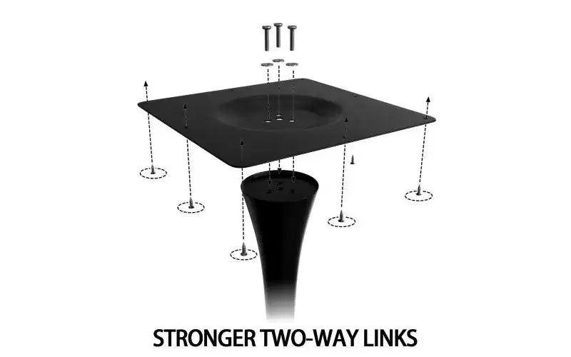 Okak 23.6/31.5in Round Dining Table Kitchen Table with Steel Tulip Base Round Kitchen Table for Dining Room