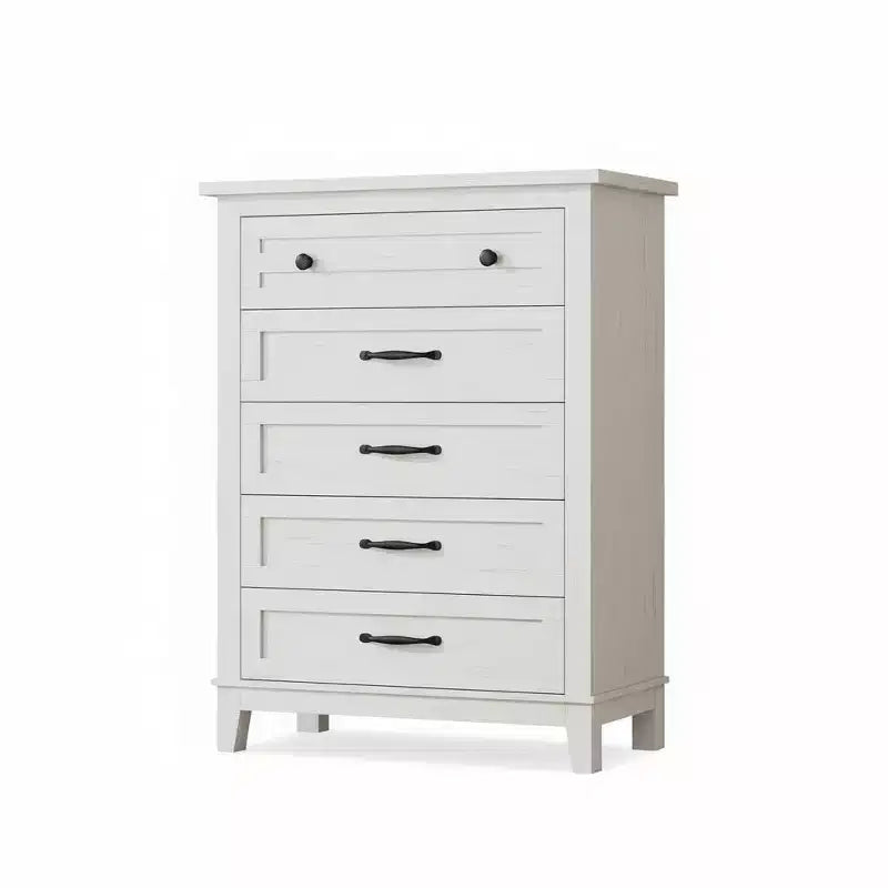 GustoWave 5 Dresser for Bedroom, 41.3 Tall Vertical Drawer Dresser with Large Storage, Freestanding Wooden Closet Chest for Bedroom, Living Room