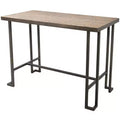 Okak Rectangular Dining Table Kitchen Table Industrial Counter Table for Dining Room, Living Room