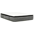 HomeStock Majestic 14 in. Pillow Top Pocket Coil Hybrid Mattress, Gray