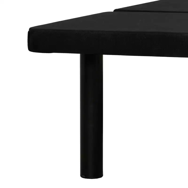 Cadre de lit plateforme rembourré noir ZenBase