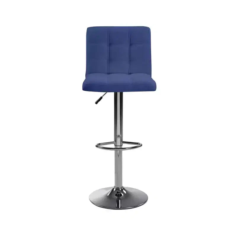 Bar Stools 1 Set of 2, Counter Height Bar Stools, Square Cushion Bar Stools with Back, Footstool, Cafe, 2 pieces