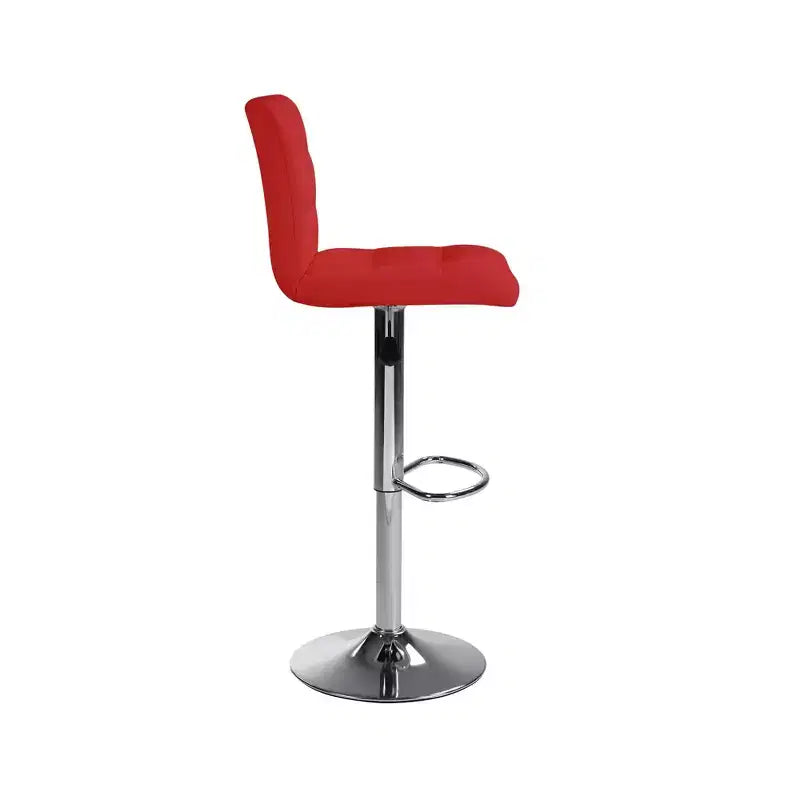 Bar Stools 1 Set of 2, Counter Height Bar Stools, Square Cushion Bar Stools with Back, Footstool, Cafe, 2 pieces