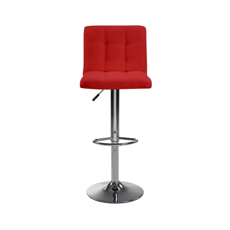 Bar Stools 1 Set of 2, Counter Height Bar Stools, Square Cushion Bar Stools with Back, Footstool, Cafe, 2 pieces