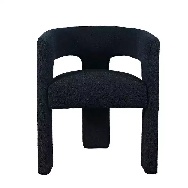 Jofran,Sven Modern Contemporary Upholstered Three-Leg Curved Back Dining Chair