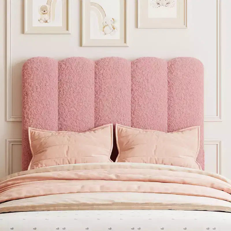 Twin Bed Frame with Storage Drawer and Headboard, Velvet Upholstered Twin Platform Bed Frame for Girls