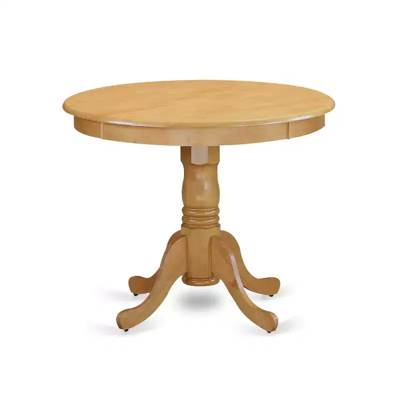 HomeStock Belmont 5-Piece Kitchen Table Set, Oak