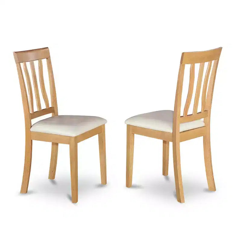 HomeStock Belmont Kitchen Table Set - Table And 2 Dining Chairs, Oak