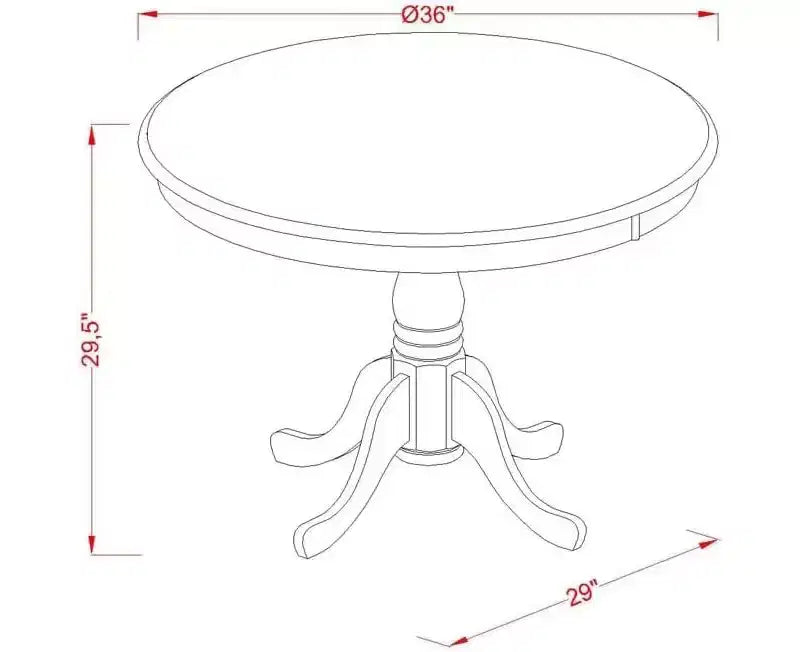 Ensemble de salle à manger HomeStock Belmont 5 pièces avec une table de salle à manger et 4 chaises en similicuir en blanc lin