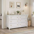 47.2/54 Wide 6/7 Drawer Dresser for Bedroom, Freestanding Wooden Storage Chest, Closet Organizer for Living Room & Entryway