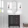 PexFix 32 x 16 Oval Bathroom Cabinet with Mirror Stainless Steel Frame and 2 Adjustable Shelves Wall Medicine Cabinets Mirrors Recessed Gold