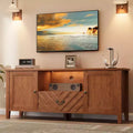 TV Stands for Living Room, Entertainment Center with Led Lights, Television Stands for 65 Inch TV, Long TV Console Table with 2 Storage and 1 Drawer