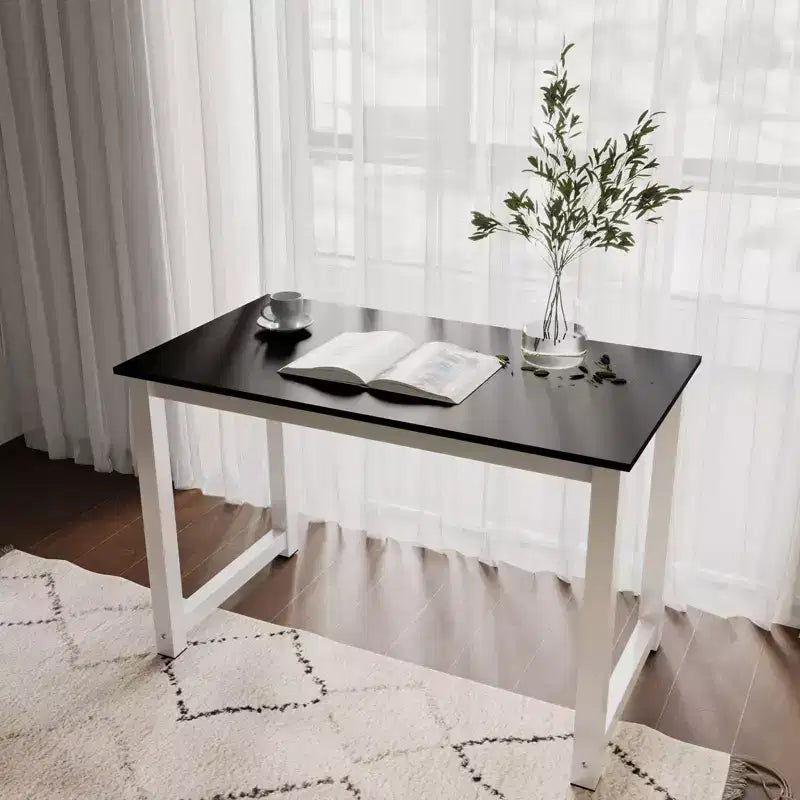 Karl Home Decent High Strength Wooden Computer Desk Black