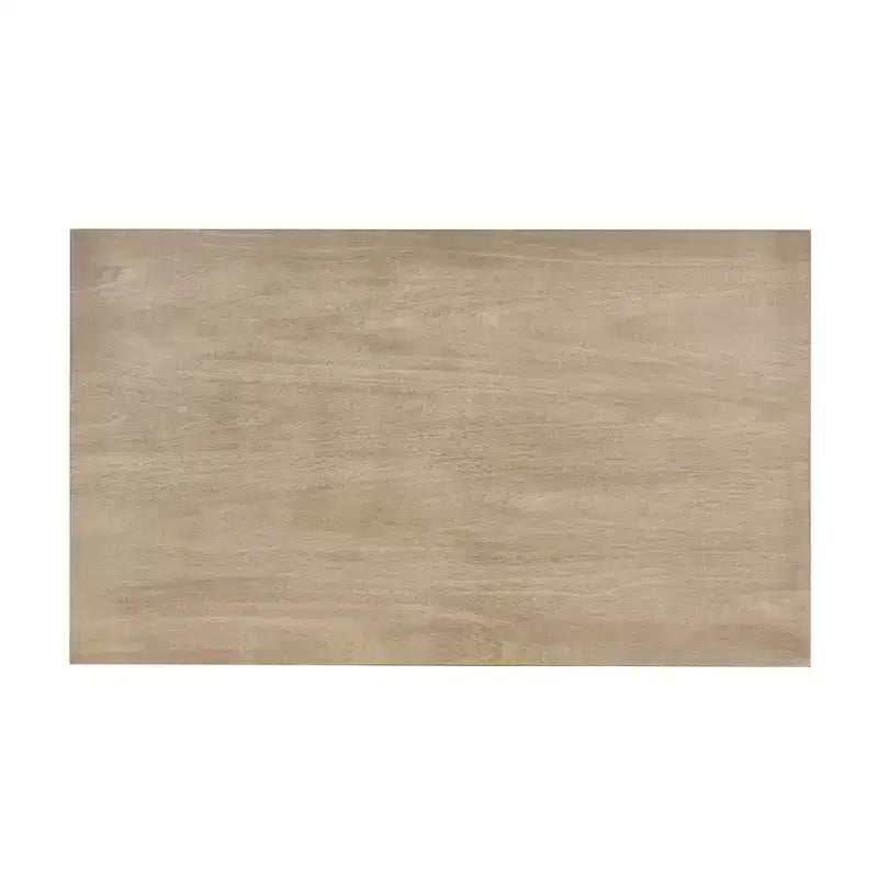 Ensemble de salle à manger de ferme 6 pièces, table rectangulaire en bois avec 4 chaises rembourrées et un banc