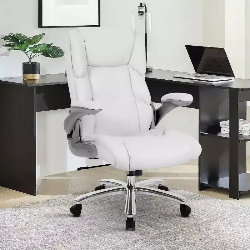 FDW Big and Tall Office Chair 400lbs Adjustable Ergonomic Executive Seating for Heavy People