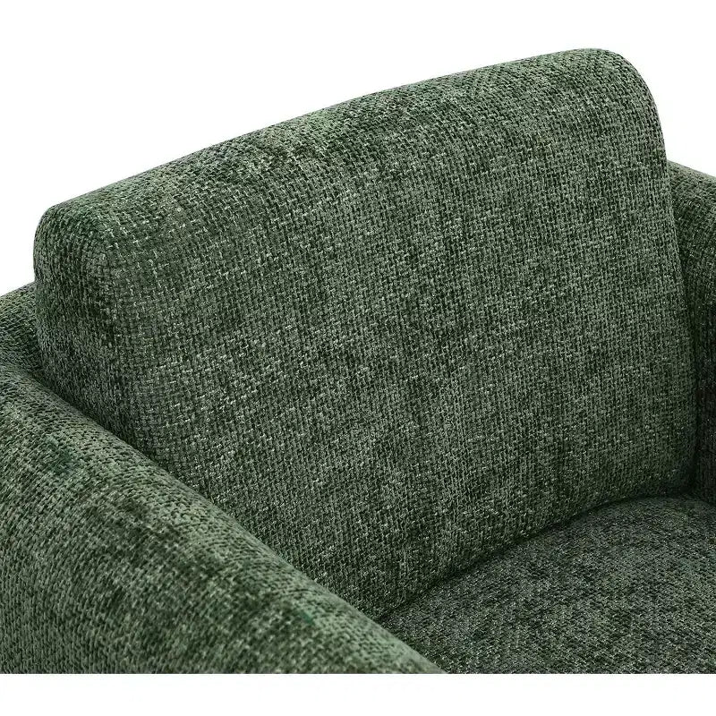 Meridian Furniture,Alessandra Chenille Fabric Swivel Accent Chair