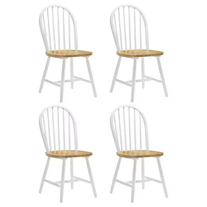 Coaster,Cinder Wood Dining Side Chair White (Set of 4)
