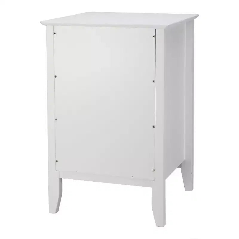 Karl Home 3-Drawer White MDF (Medium-Density Fiberboard) 15.75in. W Nightstands