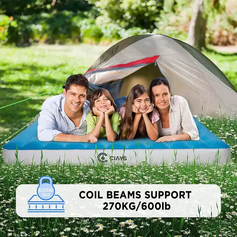 Ciays Twin Air Mattress Built-in Pump, Blow Up Mattress w/ Carrying Bag