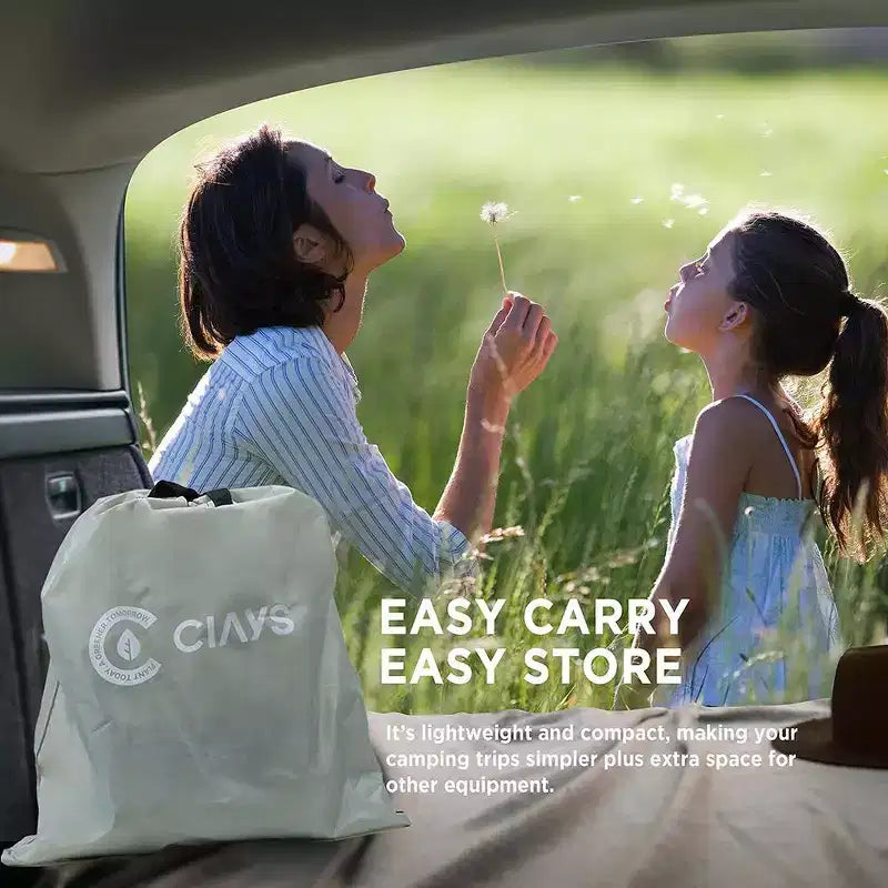 Ciays Twin Air Mattress Built-in Pump, Blow Up Mattress w/ Carrying Bag