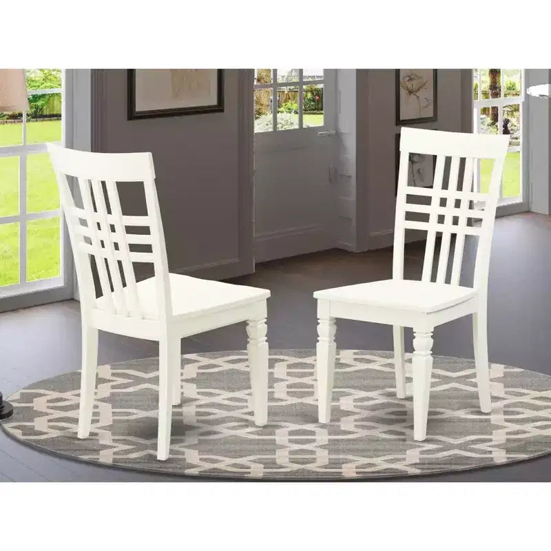 HomeStock Beachy Beauty Dining Chair With Wood Seat - Linen