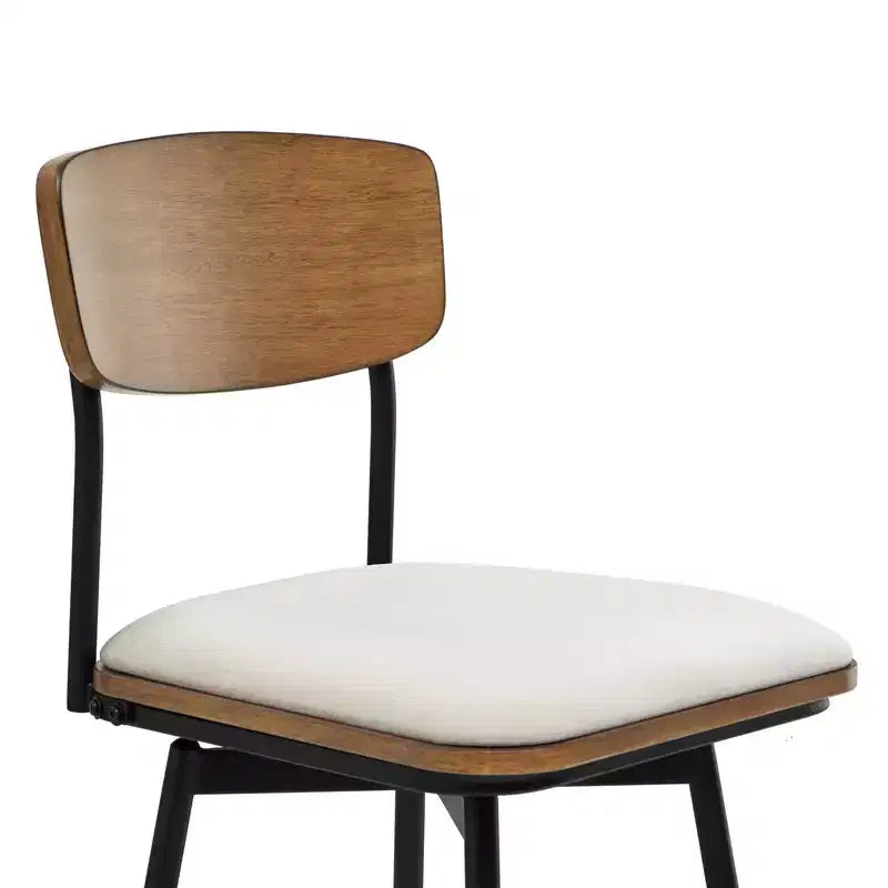 Spruce&Spring Swivel Bar Height Bar Stool with Metal Legs