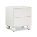 Meridian Furniture,Kent Cream Nightstand