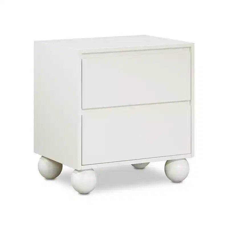 Meridian Furniture,Kent Cream Nightstand