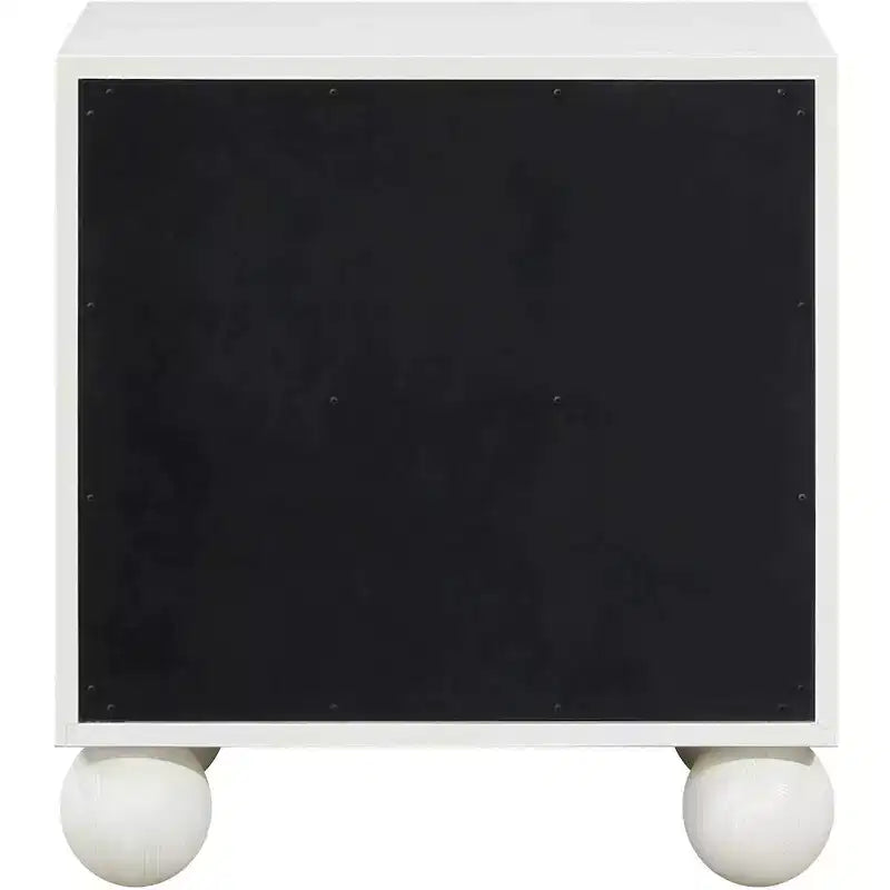 Meridian Furniture,Kent Cream Nightstand