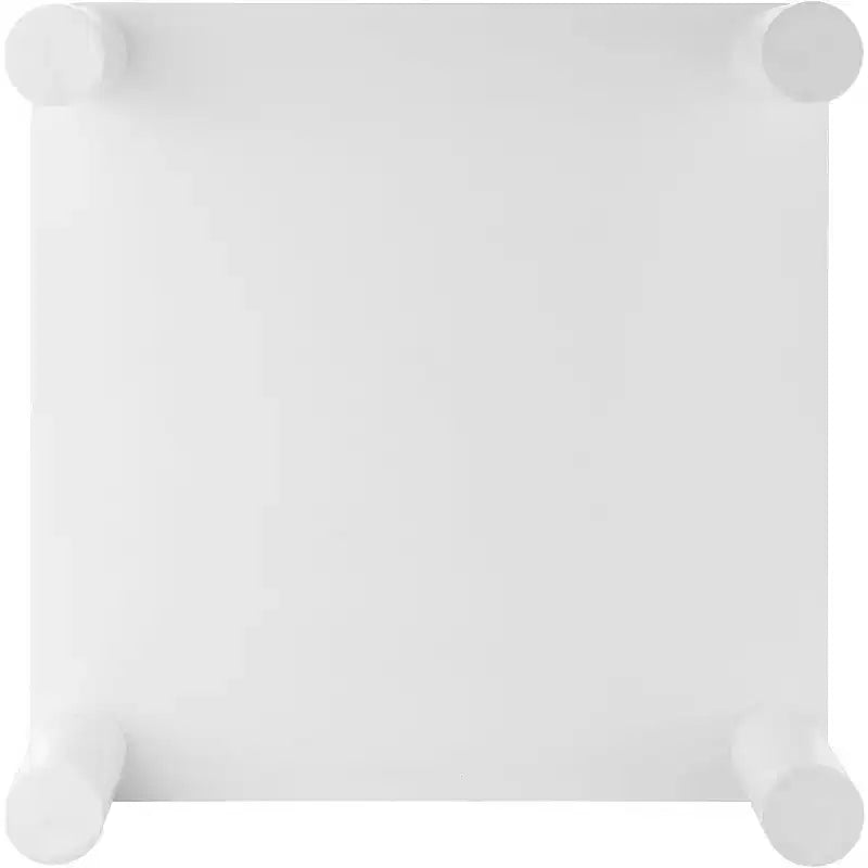 Acekool Modern Coffee Table, Thickened 1.54 MDF Top, 4 Diameter Legs, Easy Clean, Minimalist Style, for Living Room