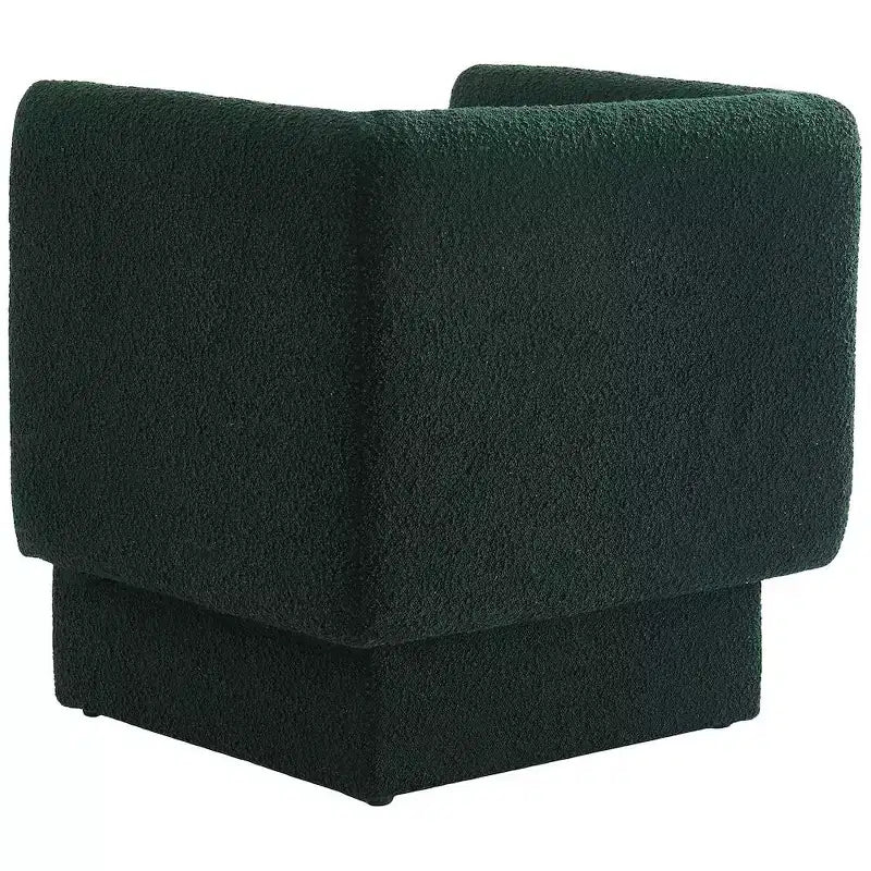 Meridian Furniture, fauteuil d'appoint en tissu bouclé Vera