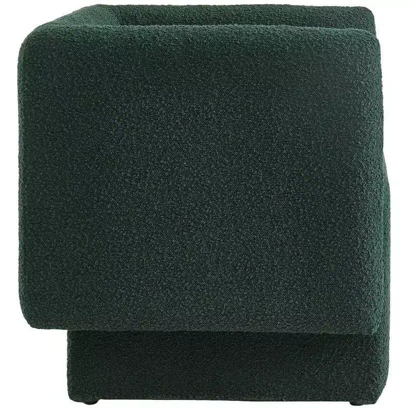Meridian Furniture, fauteuil d'appoint en tissu bouclé Vera