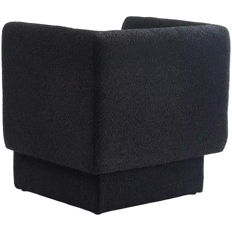 Meridian Furniture, fauteuil d'appoint en tissu bouclé Vera