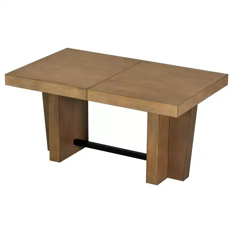 Ensemble de salle à manger extensible 6 pièces Polibi Modern Farmhouse